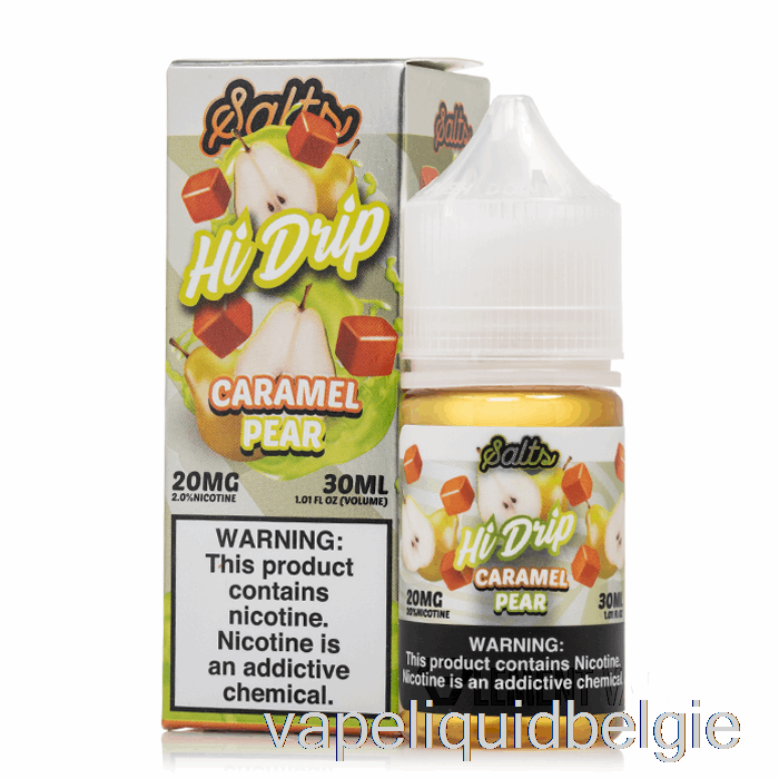 Vape België Caramel Peer - Hi-drip Zouten - 30ml 50mg